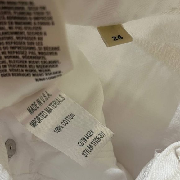 Citizens of Humanity Premium Vintage Distressed White Jean Skirt - Picture 7 of 7